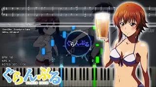 『Playable MIDI / Synthesia Visual』 Grand Blue - 10-nenburi no Saikai