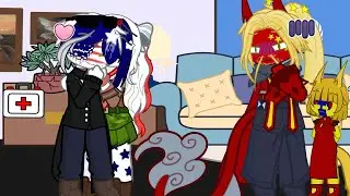 'Sorry, that sounded like a joke'|Countryhumans|AU|TW:Ship, threatening someone, fake gun|Read desc?