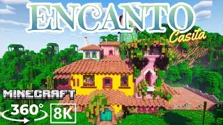 [Minecraft 360VR 8K] Explore the Magical House from Encanto – The Casita of the Madrigal Family