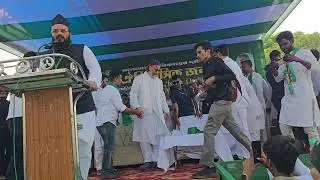 Asaduddin Owaisi's grand entry in Murshidabad