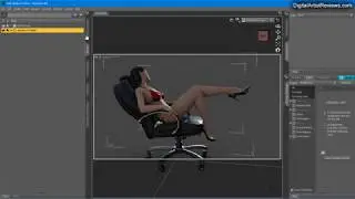 Z Morphing Leather Office Chair & Poses for Genesis 3 and 8 - DAZ Studio 3D Model - Review