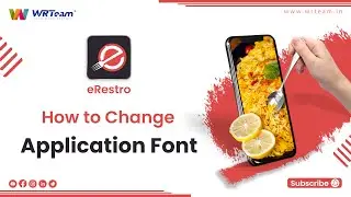 How to Change application font