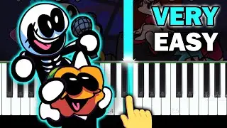 South - Friday Night Funkin - VERY EASY Piano tutorial