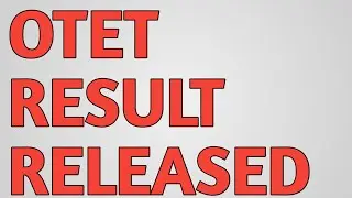 OTET results 2021 released