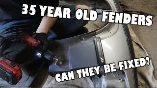 Trying to Fix RUSTY Fenders on my MK2 Toyota Supra | Part One