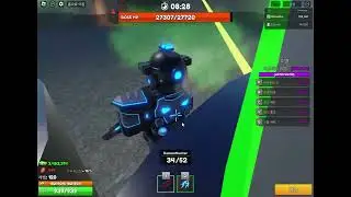 Roblox Zombie Hunters Lighting skill full combo / MAP:Broken High way medium mode