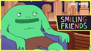 Mr. Frog Talks to Jimmy Fallon | Smiling Friends | adult swim