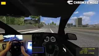 rFactor HSV GTS Drifting - Vice City Map - Thrustmaster 458 Italia POV