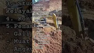 Tahapan kegiatan pertambangan #nikelindonesia #excavator