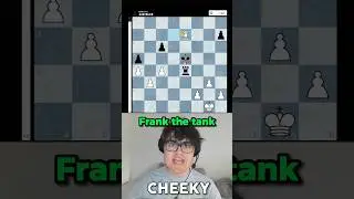 Frank Falls For CHEEKY Stalemate Trap! #chess