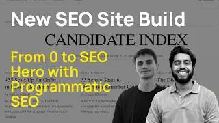 Programmatic SEO site from scratch with a brand new domain