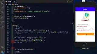 [DEMO] React Native Login UI || Native base login screen || React Hooks 2020