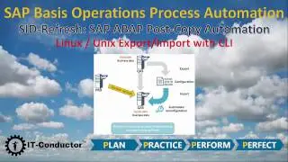 Video 4/5: SID-Refresh (SAP ABAP PCA) - Linux/Unix Export/Import with CLI
