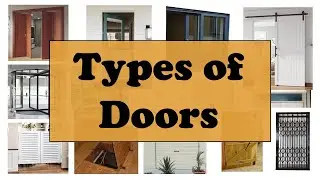 Different types of doors | Most Common Types of Doors | Architecture  | B.Arch. Entrance Exam