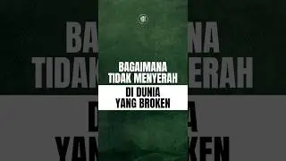 Bagaimana mengalami Tuhan dalam hidup yang broken?