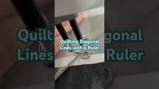 Quilting Diagonal Lines on a Longarm 