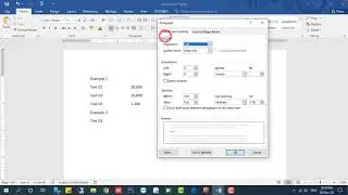 How to set a new tab in Word 2016, 2019.