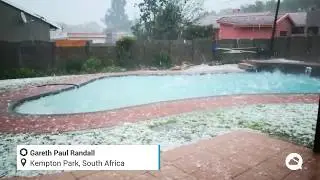 Severe hail in South Africa