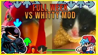 VS Whitty BUT its Red Birb GUMI VS TOWEL Cat- Friday Night Funkin Custom Animation *Full Week*