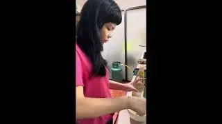 ไข่เจียวกุ้งสด| พี่น้ำชาช่วยพ่อเตรียมวัตถุดิบ