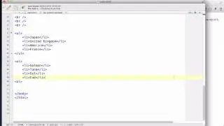 HTML - 15. Lists in HTML