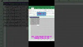 Fix column widths & row heights fast in Excel | HASANIT |#shorts #shortvideo#ytshorts#youtubeshorts