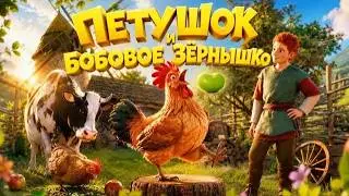 Сказка Петушок и бобовое зернышко
