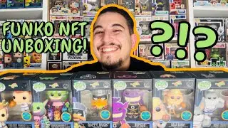 Unboxing Space Jam Funko NFT Series 1 Physical Redemption Pop Set!