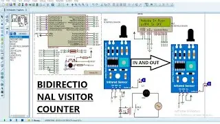 How to make a bidirectional visitor counter using ir sensor