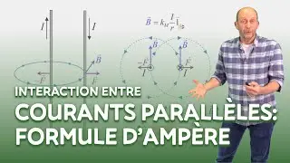 Interaction entre courants parallèles : formule d’Ampère