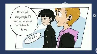 Mob Psycho 100 Comics Dub. Mob & small Reigen.