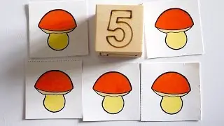 Развивающие мультики. Учимся считать до пяти, для детей.