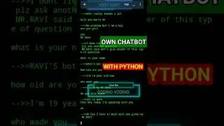 Make simple chatbot with python | 