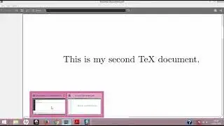 Your Second Documentation in LaTeX using TexMaker