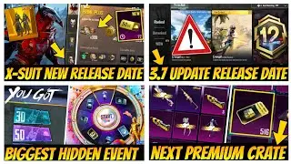 🤯 X-suit Carnival & Anukhra X-suit Release Date | 3,7 Update Release Date | Next Premium Crate Bgmi