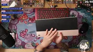 Cannon Keys AK75 with BSun Poppy Switches Twitch VOD