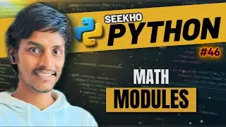 6.2💥 Math Module in Python | Seekho Python | Hindi
