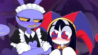 Pomni and Jax Love ❤️ | Pomni x Jax  | The Amazing Digital Circus Comic Dub