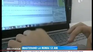 Petru, the youngest web designer in Romania