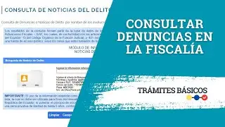 Consultar denuncias en la Fiscalía General Ecuador (Noticia del delito)