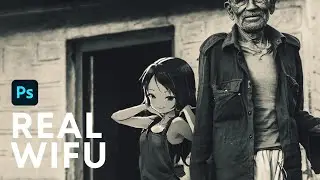 Add your wifu into your own picture • Photoshop Senpai