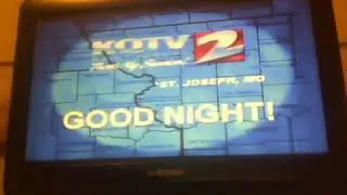 KQTV Channel 2, St Joseph MO - Sign off recorded 21 July 2015