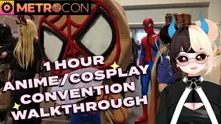 1 hour of Anime/Cosplay Convention Walkthrough - Metrocon 2024