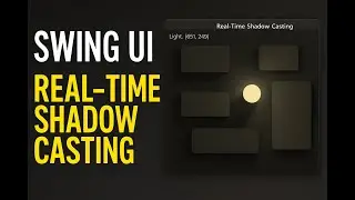 Java Swing UI – Real-Time Shadow Casting Effect (Soft Shadows in Java2D)