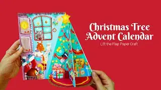 Advent Calendar Paper Craft - How I assembled it
