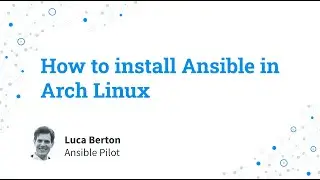 How to install Ansible in Arch Linux 2021.12.01 - Ansible install