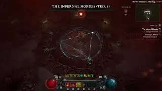 Just another Blood Surge clearing Infernal Hordes T8 (Diablo 4 season 5)