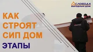 Этапы строительства дома из СИП панелей. Краткий обзор.