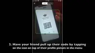 How to add friends using QR code