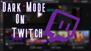 How To Turn Dark Mode ON TWITCH